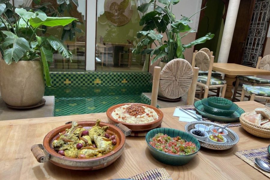 Cours de cuisine dans un riad